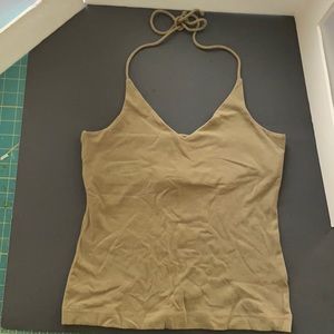 Army Green BP Halter Bra top camisole size M